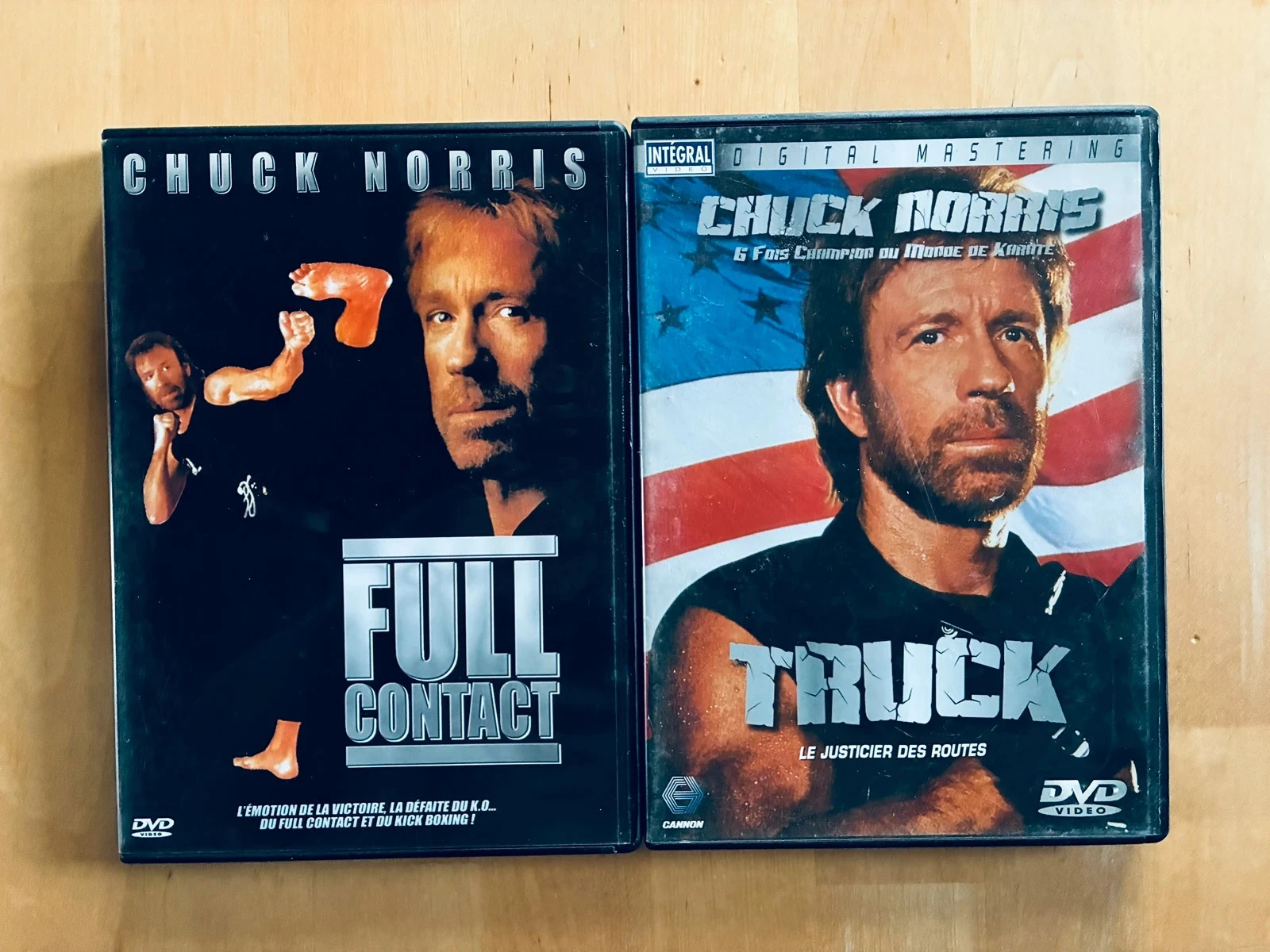 Lot 2 DVD Chuck Norris: Full Contact et Truck.